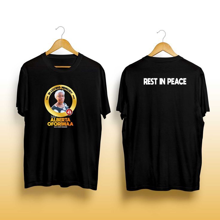 Funeral Burial Tshirt - Professional Printing Services